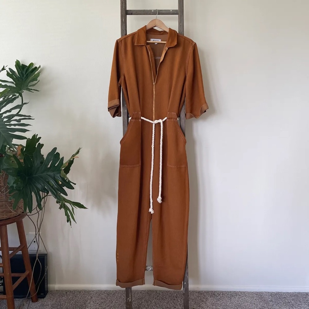 SOLD ❗️Etica Amelia Flightsuit in Burnt Tumeric